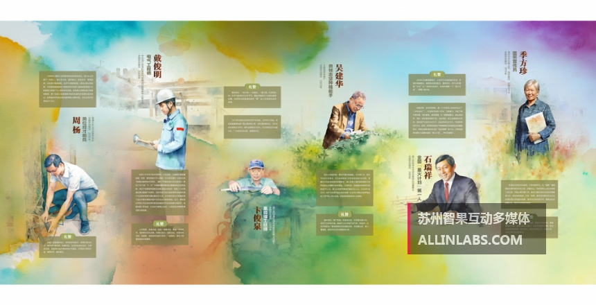 大型拼接移动屏移动互动画面