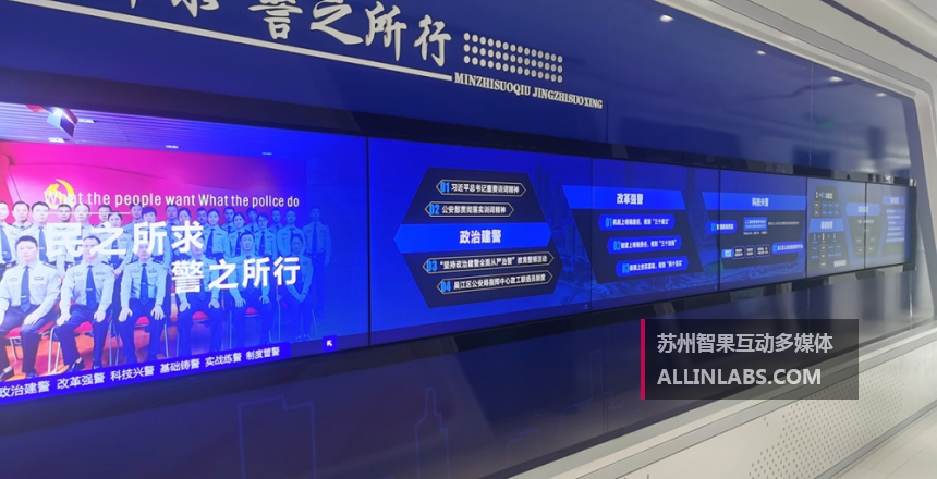 6屏拼接触摸联动