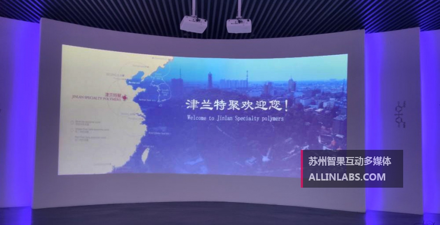 入口投影拼接大屏, 投影融合