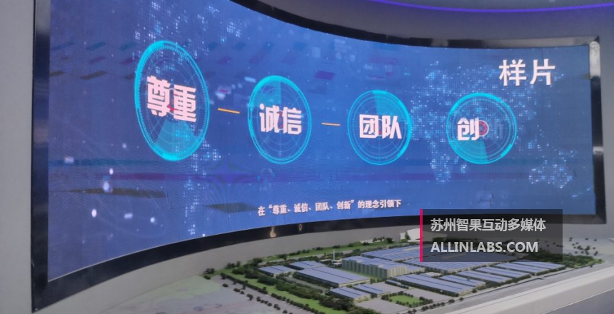 入口 沙盘投影联动