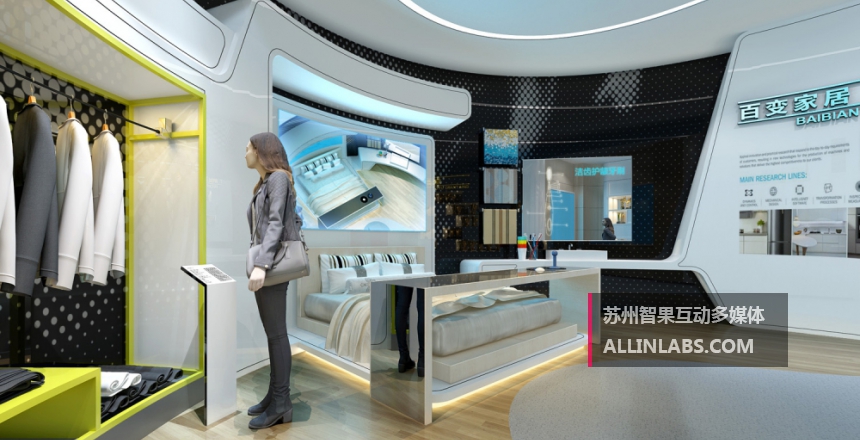 镜面显示器互动，AR摄像头互动