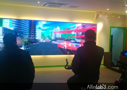 张家港青少年活动基地青苹果之家虚拟自行车