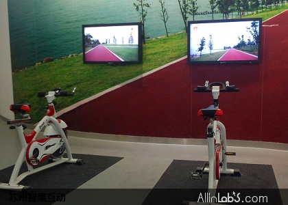 1058馆虚拟自行车